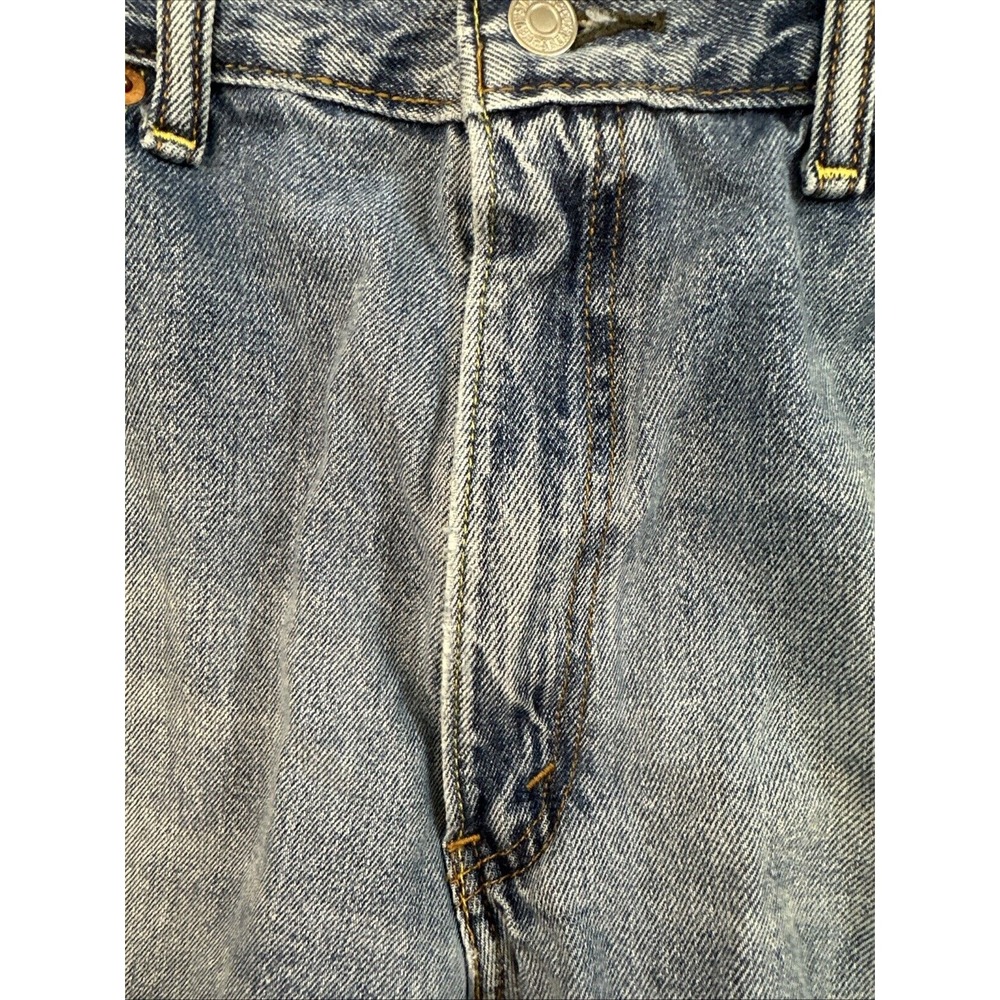 Levi's Men's 550 Jeans 38x29 (36x27) Regular Fit Straight Leg High Rise Distress - Picture 9 of 14